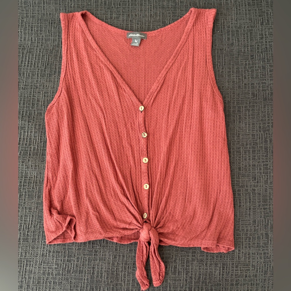 Women's Eddie Bauer Rust Button-Down Top
